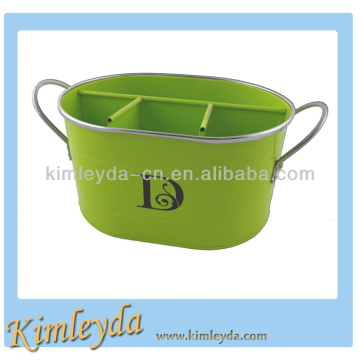 4 bottle tin printed ice bucket