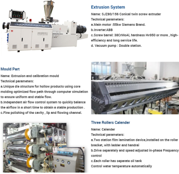 PVC sheet production line