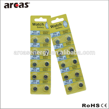 AG6 1.5v button cell AG battery,AG button cell dry battery without pb