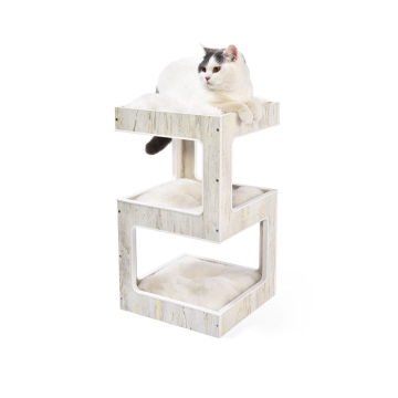 Three Layers Cat Tree Furniture Spring Toy