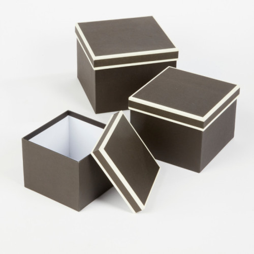 wholesale luxury paper cardboard square flower gift box