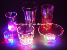 Lighted Flashing LED Multicolor Plastic Acrylic Cup Glass Tumblers Bowls Party