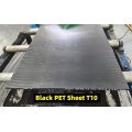 Black Pet Plastic Plate Engineering Plate Cut