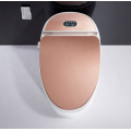 Toilette intelligente in oro rosa con chiusura ad acqua