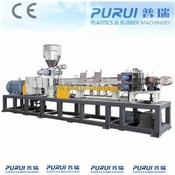 PET recycling twin screw extruder