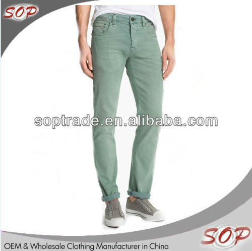 Colours skinny denim republic jeans trousers made in guangzhou