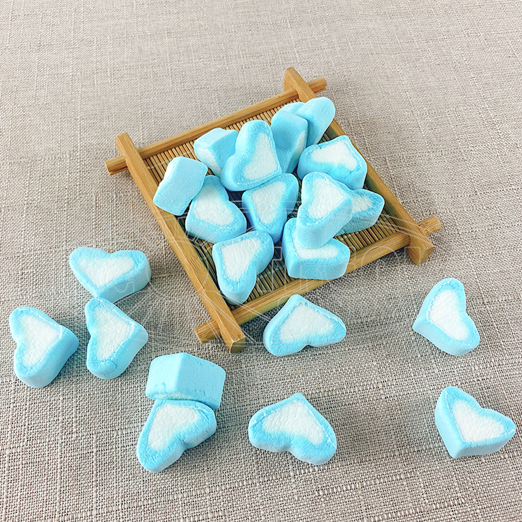 heart shape marshmallow candy cotton candy factory best price