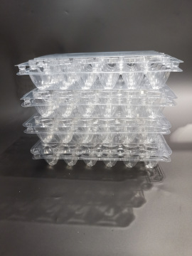 Plastic Egg Tray Recyclable Pet Egg Box
