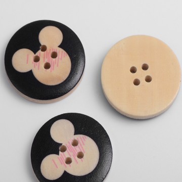 Two Holes Fashion Wooden Button