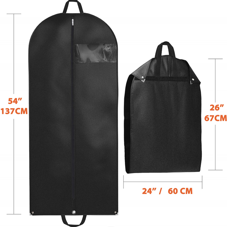 trend printed non woven folding luxury wedding dress garment bag suit dress garment dustproof cover bag