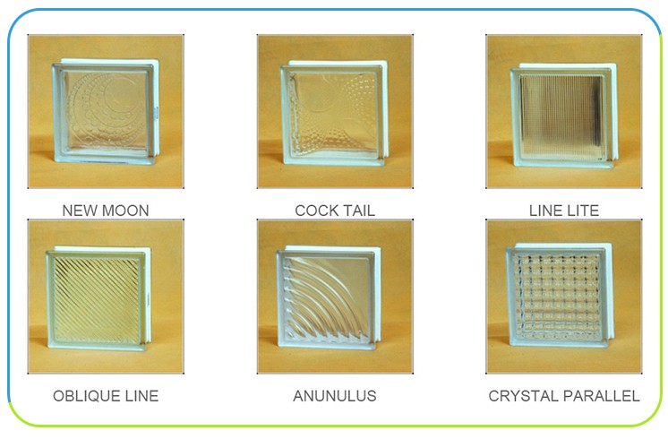 Glass Brick Manufacture clear hollow glass block with 190*190*80 size best prices and quality