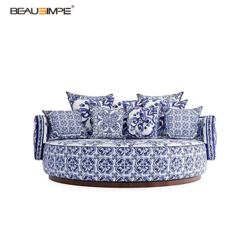 Blu Mediterano Luxury Round Sofa Set