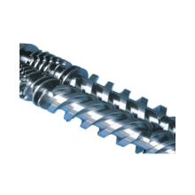 Twin Conical Screw Barrel for Rubber Machine.