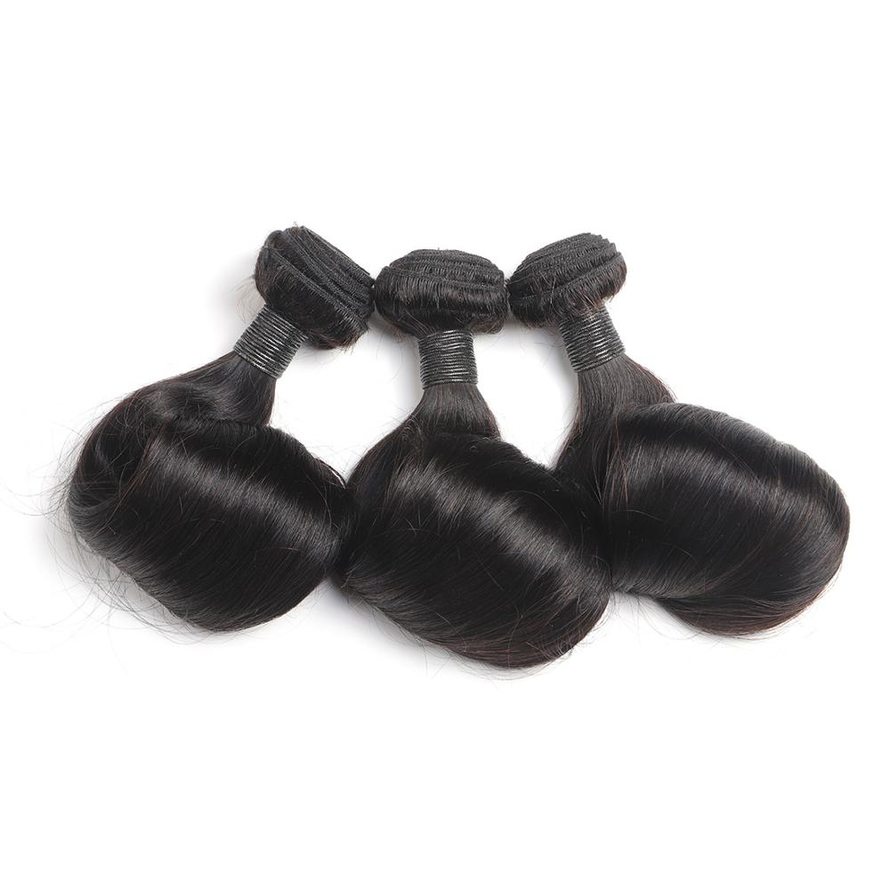 Magic Egg Curl  Fummi Hair With Closure, Natural Color Bouncy Curl Hot Selling West Afria 100% Original Virgin Human Hair