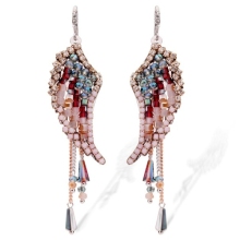Crystal Tassels Eardrop Handmade Bead Fashion Bohemia Earring