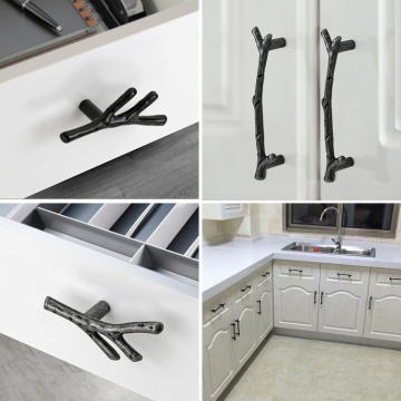 Decorative handles twig drawer pulls
