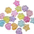 Resina mista Bling Glitter Cuore Stella Fiore Cabochon Flatback Decorazione Artigianato Abbellimenti per Scrapbooking Accessori fai da te