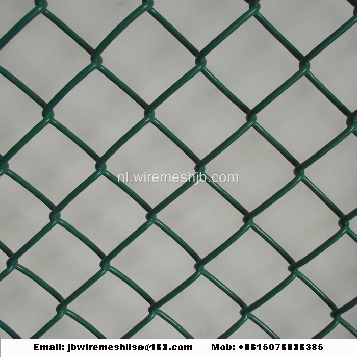 Gegalvaniseerde en PVC gecoate ketting Link Fence