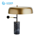 Lampu Meja Logam Sisi Tinggi LEDER