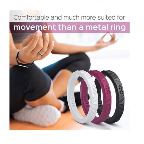 Promation Silicone Ring Multicolor Nieregularny okrągły pierścień