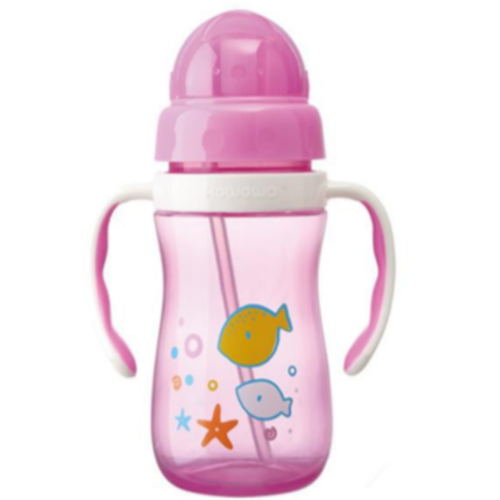 Plastic baby drinkfles trainingsbeker