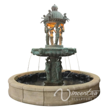large brass fountain for a home ower association