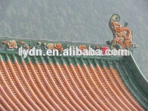 Semi-Cylindrical Tiles Type and Clay Material clay roofing tile clay ridge tiles prices