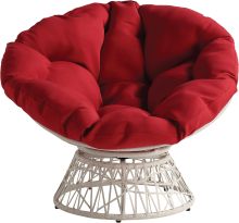 Unique Design Swivel Saucer Leisure Sofa with Detachable Round Cushion