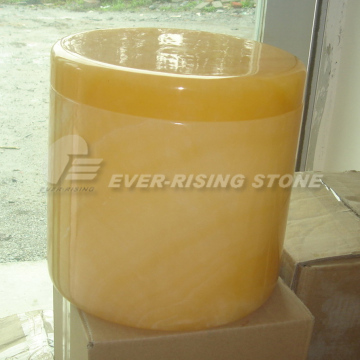 Yellow Onyx Urn