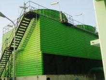 Steel Frame Counterflow Cooling Tower , Open / Wet Cooling