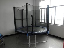 12ft trampoline with safety net and ladder