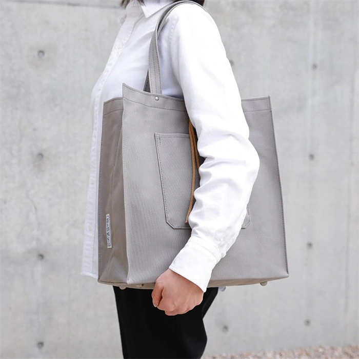 White Cotton Canvas Cossbody Bag Customize Shopping Bags Covers for Handbag Clothing Gift