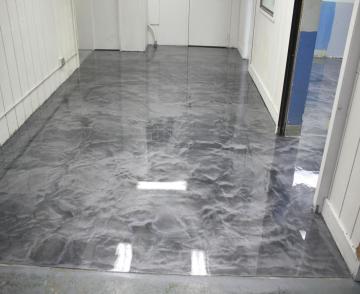 Residential Building Metallic Epoxy flooring