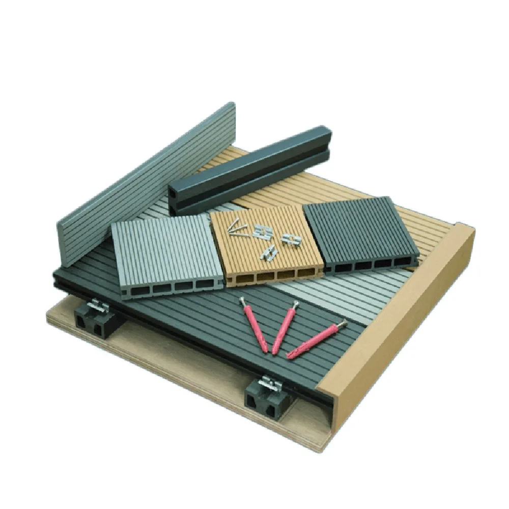 Easy Installation Carbon Steel Black Composite Decking Fasten Clip Floor Clip WPC Deck Accessories