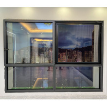 Customized Large Glass Landscape Aluminum Windproof Floating Sliding Windows
