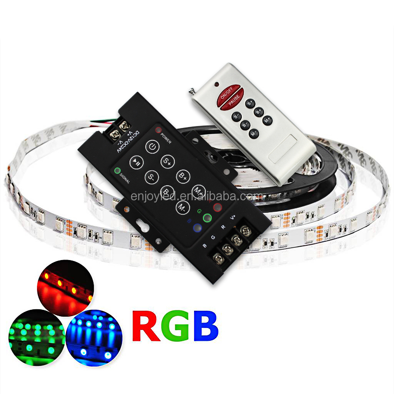 Factory price 30A 8 key RF RGB led Controller for RGB 5050 3528 LED Strip