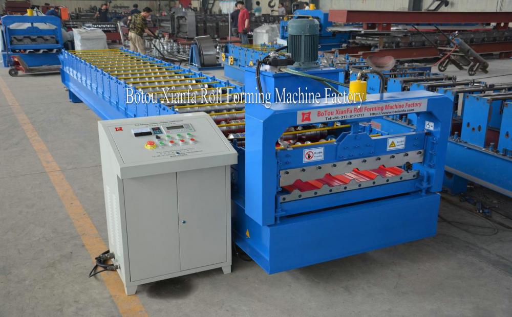 Thai style roofing sheet roll forming machine