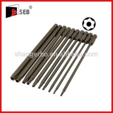 S2 materail1/4 hex shank Torx 20 screwdriver bits