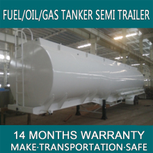 40CBM fuel tanker semi trailer exported to Mali