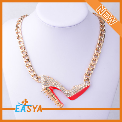 New Fashion Alloy Pendant Necklace Sex Women Shoes Jewelry