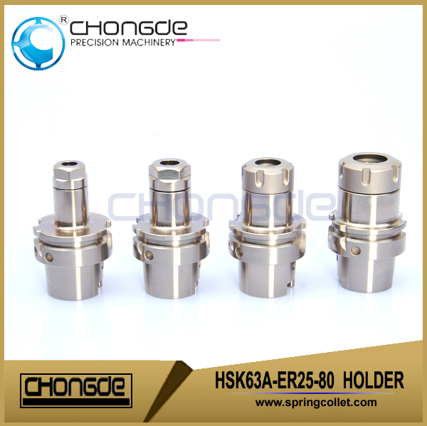 HSK63A-ER25-80 초정밀 CNC 공작 기계 홀더