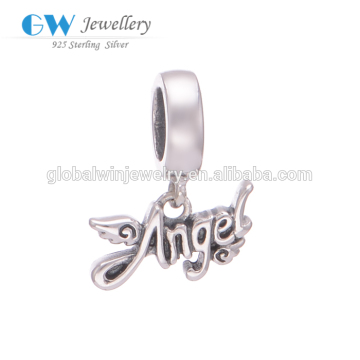 Classic Sterling Silver Charms Angel Charms Letter Charms