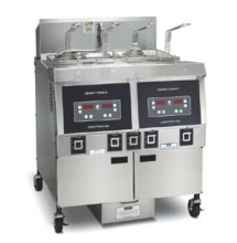 Deep Electric Open Fryer Double Tanks