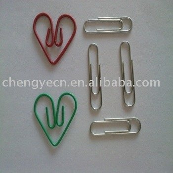 galvanized paper clips