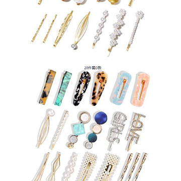 Acetic acid hairpin pearl hairpin set