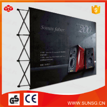 SUNSG advertising pop up display and Exhibition Pop Banner Stand,X Stand Type Pop Banner Stand