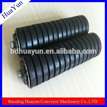 Rubber performance conveyor/rubber ring for conveyor return roller