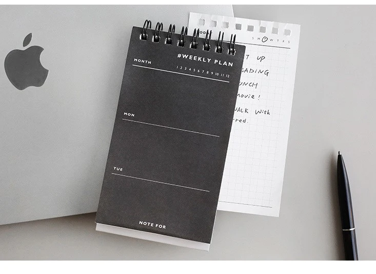 Standing Paper Notes Pad for Planning Record