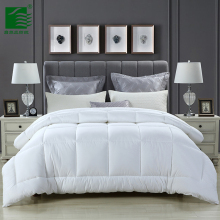 Queen Size Satin Comforter with High Quality White Goose Down