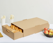 Colours die cut baby kids snack food folding corrugated package box